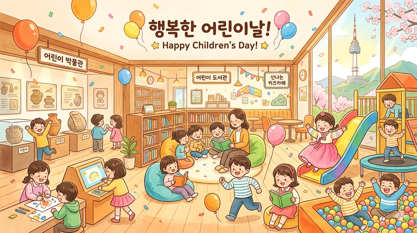 2026 어린이날 서울·인천 가볼만한 곳 총정리 | 박물관·도서관·서울형 키즈카페·대형키즈카페 한눈에 Gemini_Generated_Image_v1ffpov1ffpov1ff