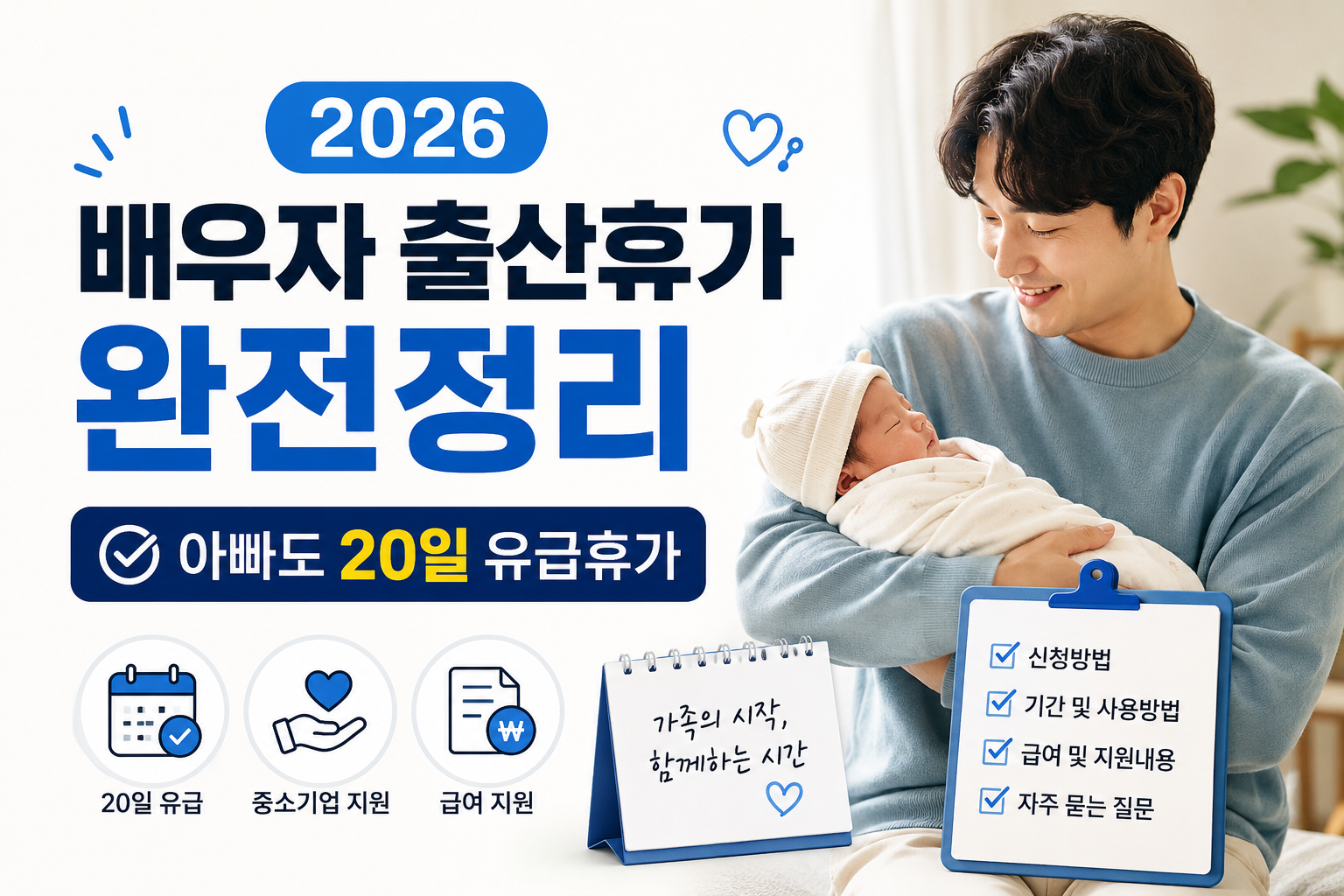 2026 배우자 출산휴가 총정리