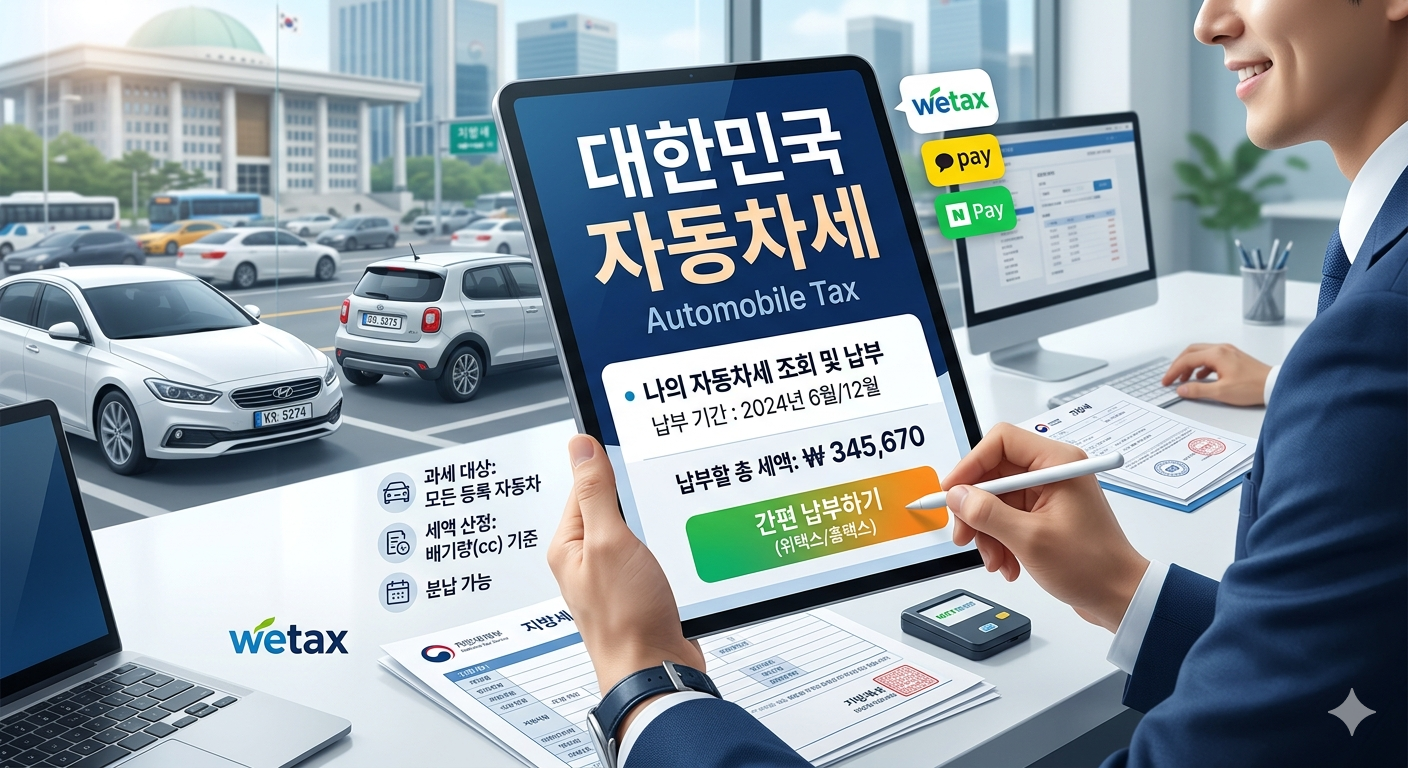 2026년 자동차세 연납 신청방법 총정리 | 할인율·신청기간 한눈에 Gemini_Generated_Image_ft7lhvft7lhvft7l