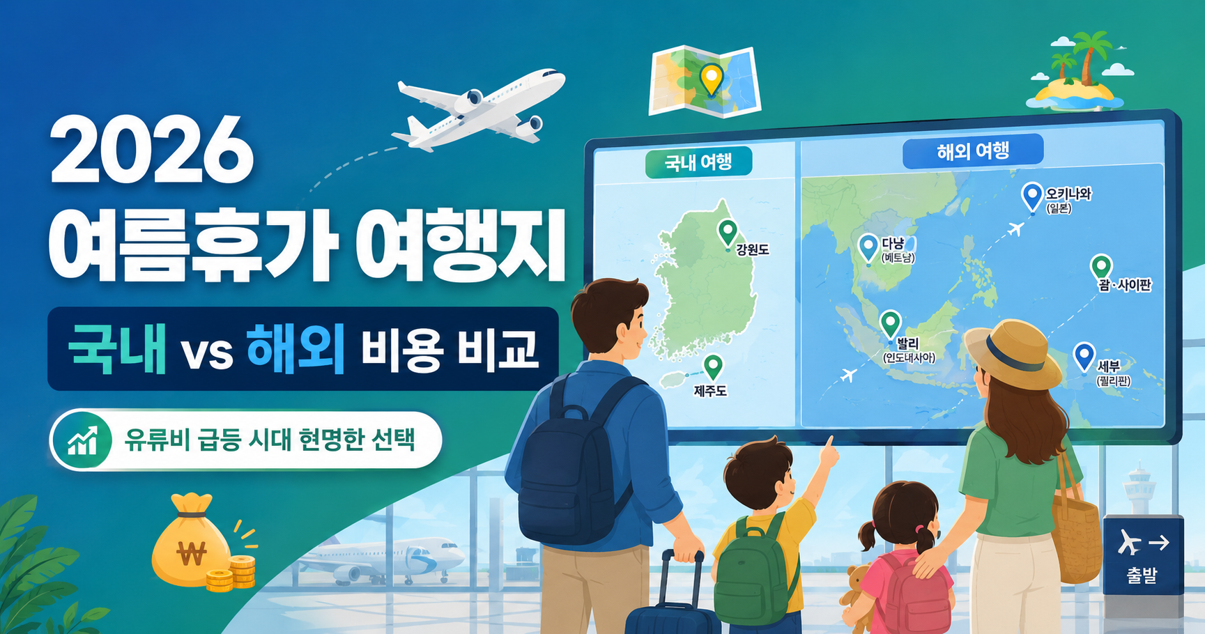2026 여름휴가 여행지 추천 | 국내 vs 해외 비용 비교 및 최적시기 ChatGPT Image 2026년 6월 7일 오후 02_36_38